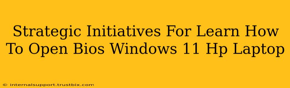 Strategic Initiatives For Learn How To Open Bios Windows 11 Hp Laptop