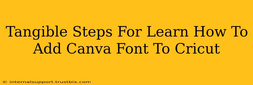 Tangible Steps For Learn How To Add Canva Font To Cricut