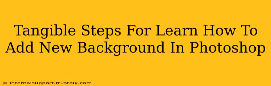 Tangible Steps For Learn How To Add New Background In Photoshop