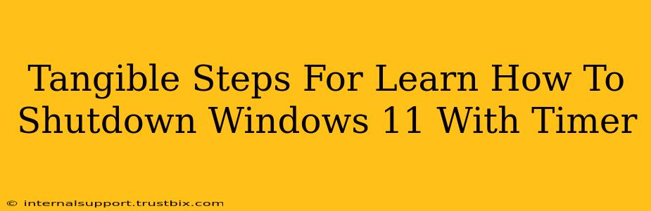 Tangible Steps For Learn How To Shutdown Windows 11 With Timer