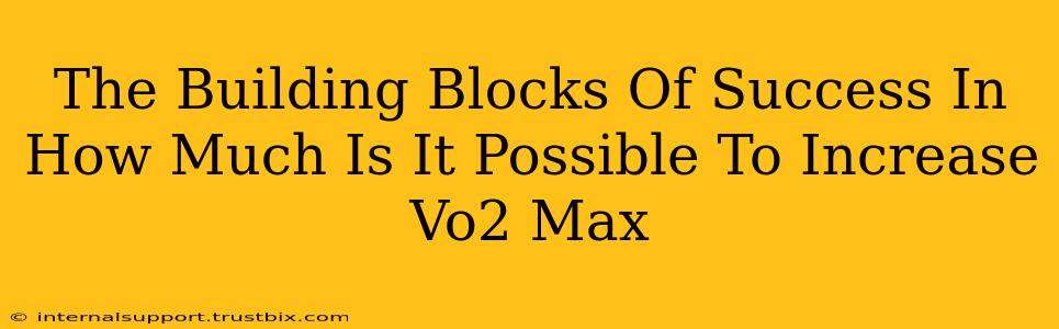 The Building Blocks Of Success In How Much Is It Possible To Increase Vo2 Max