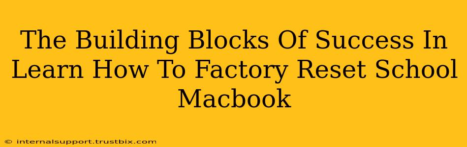 The Building Blocks Of Success In Learn How To Factory Reset School Macbook