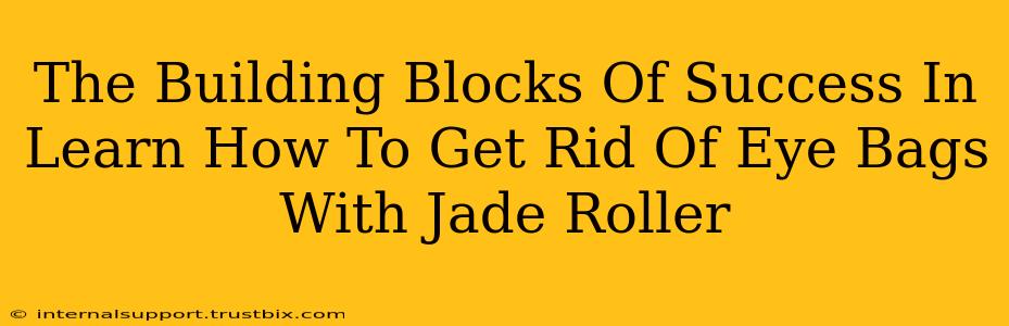 The Building Blocks Of Success In Learn How To Get Rid Of Eye Bags With Jade Roller