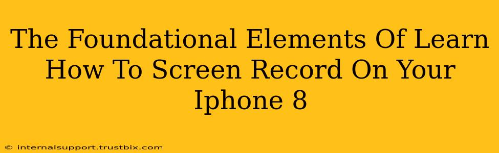 The Foundational Elements Of Learn How To Screen Record On Your Iphone 8