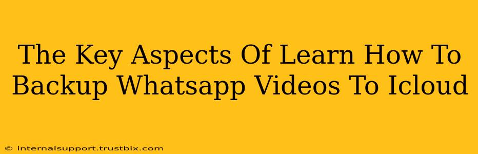 The Key Aspects Of Learn How To Backup Whatsapp Videos To Icloud