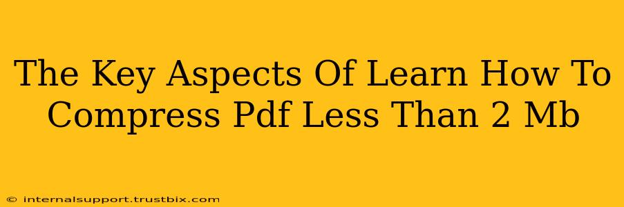 The Key Aspects Of Learn How To Compress Pdf Less Than 2 Mb