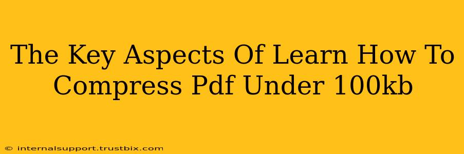 The Key Aspects Of Learn How To Compress Pdf Under 100kb