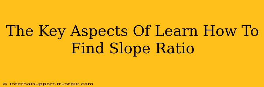 The Key Aspects Of Learn How To Find Slope Ratio