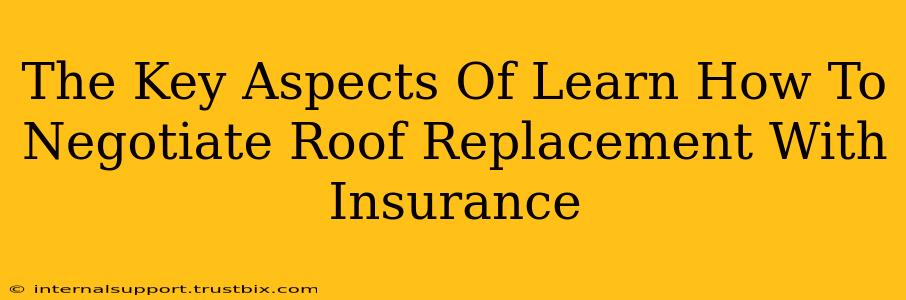 The Key Aspects Of Learn How To Negotiate Roof Replacement With Insurance