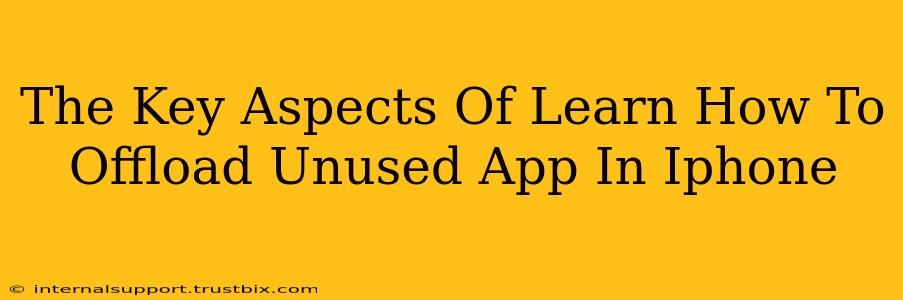 The Key Aspects Of Learn How To Offload Unused App In Iphone