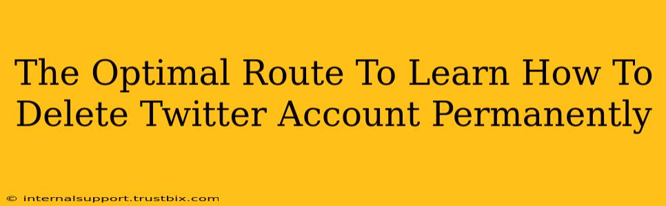 The Optimal Route To Learn How To Delete Twitter Account Permanently