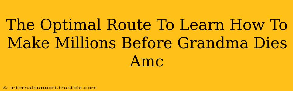 The Optimal Route To Learn How To Make Millions Before Grandma Dies Amc