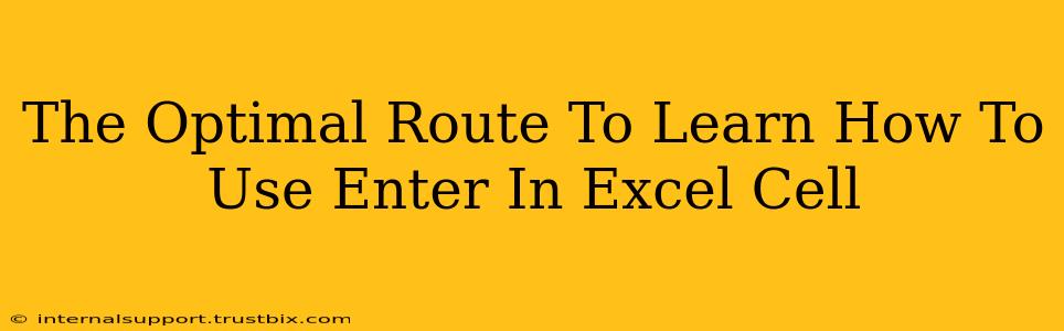 The Optimal Route To Learn How To Use Enter In Excel Cell