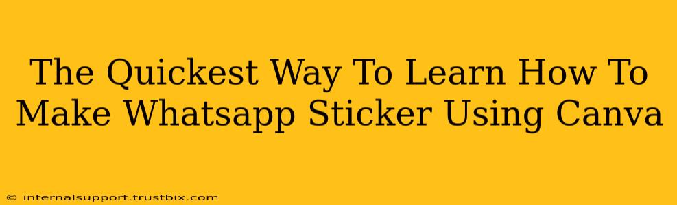 The Quickest Way To Learn How To Make Whatsapp Sticker Using Canva