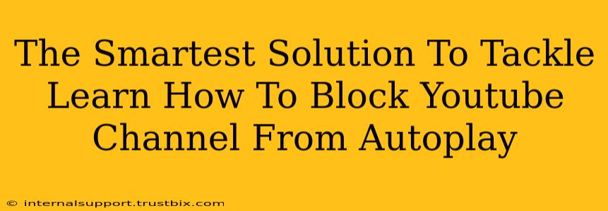 The Smartest Solution To Tackle Learn How To Block Youtube Channel From Autoplay