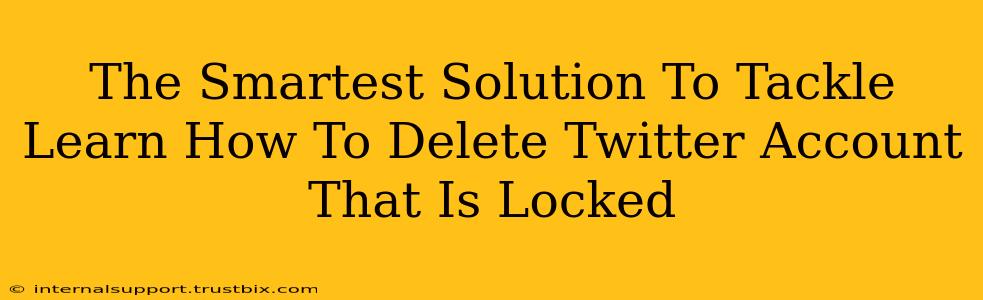 The Smartest Solution To Tackle Learn How To Delete Twitter Account That Is Locked