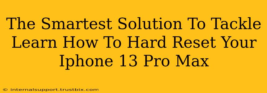 The Smartest Solution To Tackle Learn How To Hard Reset Your Iphone 13 Pro Max