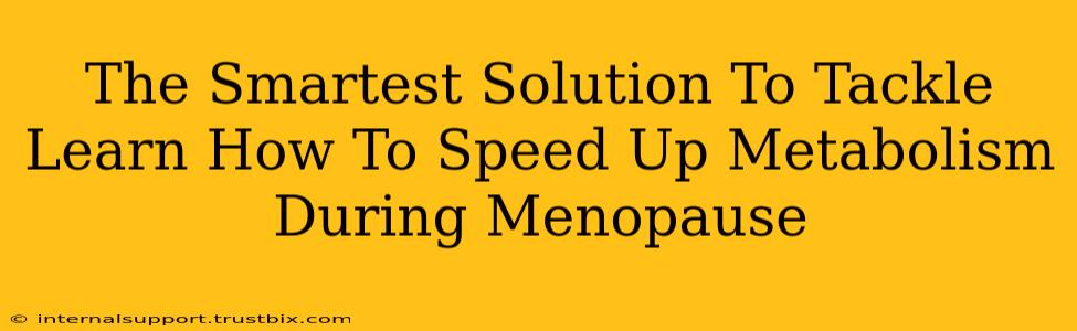 The Smartest Solution To Tackle Learn How To Speed Up Metabolism During Menopause