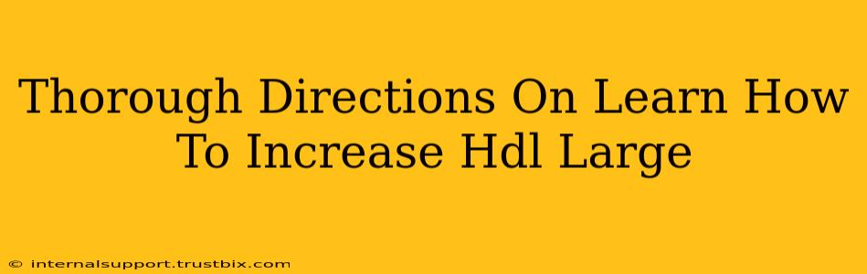 Thorough Directions On Learn How To Increase Hdl Large