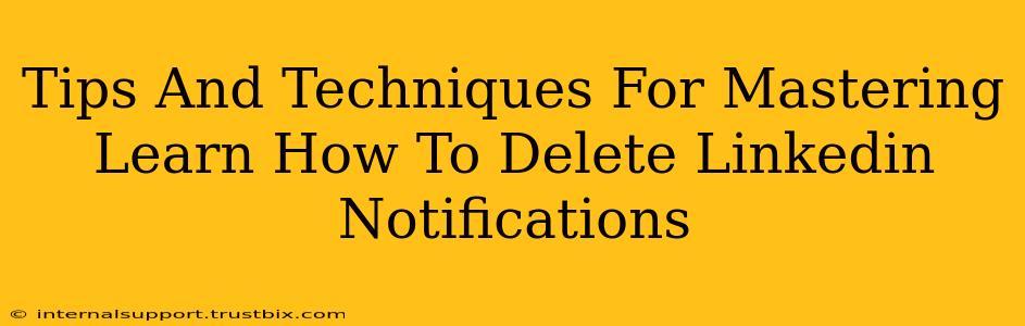 Tips And Techniques For Mastering Learn How To Delete Linkedin Notifications