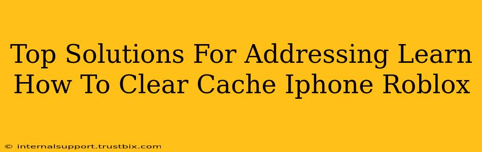 Top Solutions For Addressing Learn How To Clear Cache Iphone Roblox