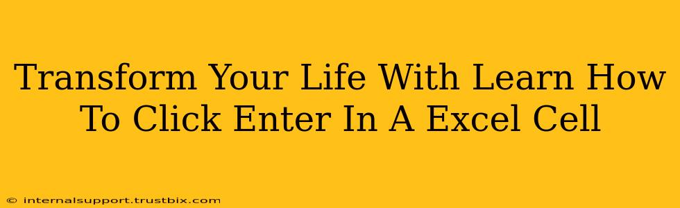 Transform Your Life With Learn How To Click Enter In A Excel Cell