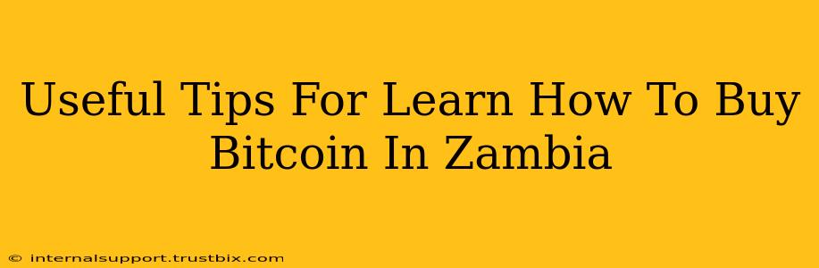 Useful Tips For Learn How To Buy Bitcoin In Zambia