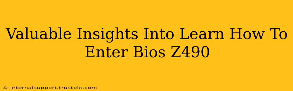 Valuable Insights Into Learn How To Enter Bios Z490